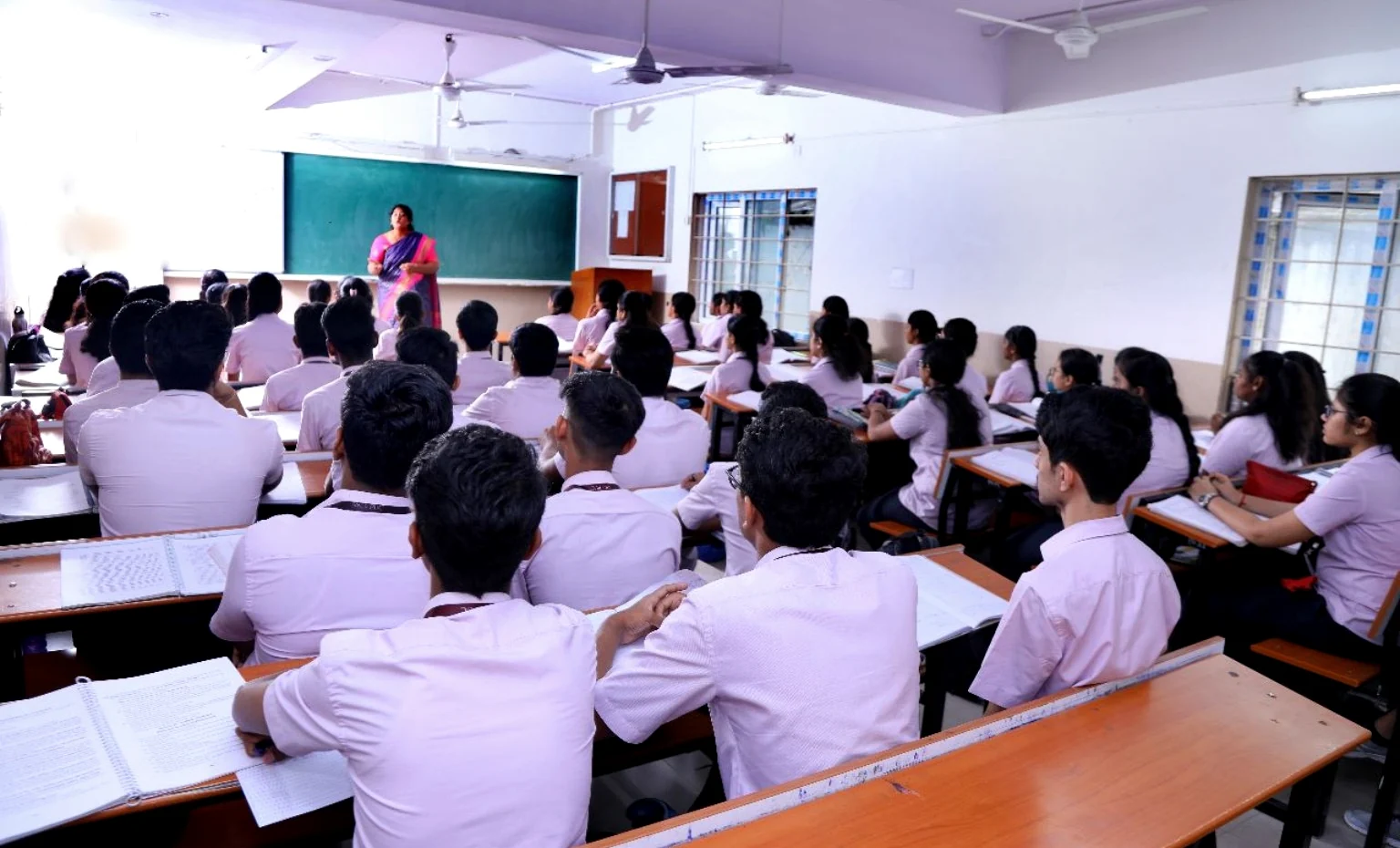ASC-VES PU College digital classroom for I and II PUC students